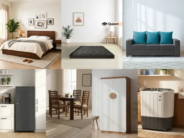 Rio Queen Bed 1 BHK Combo
